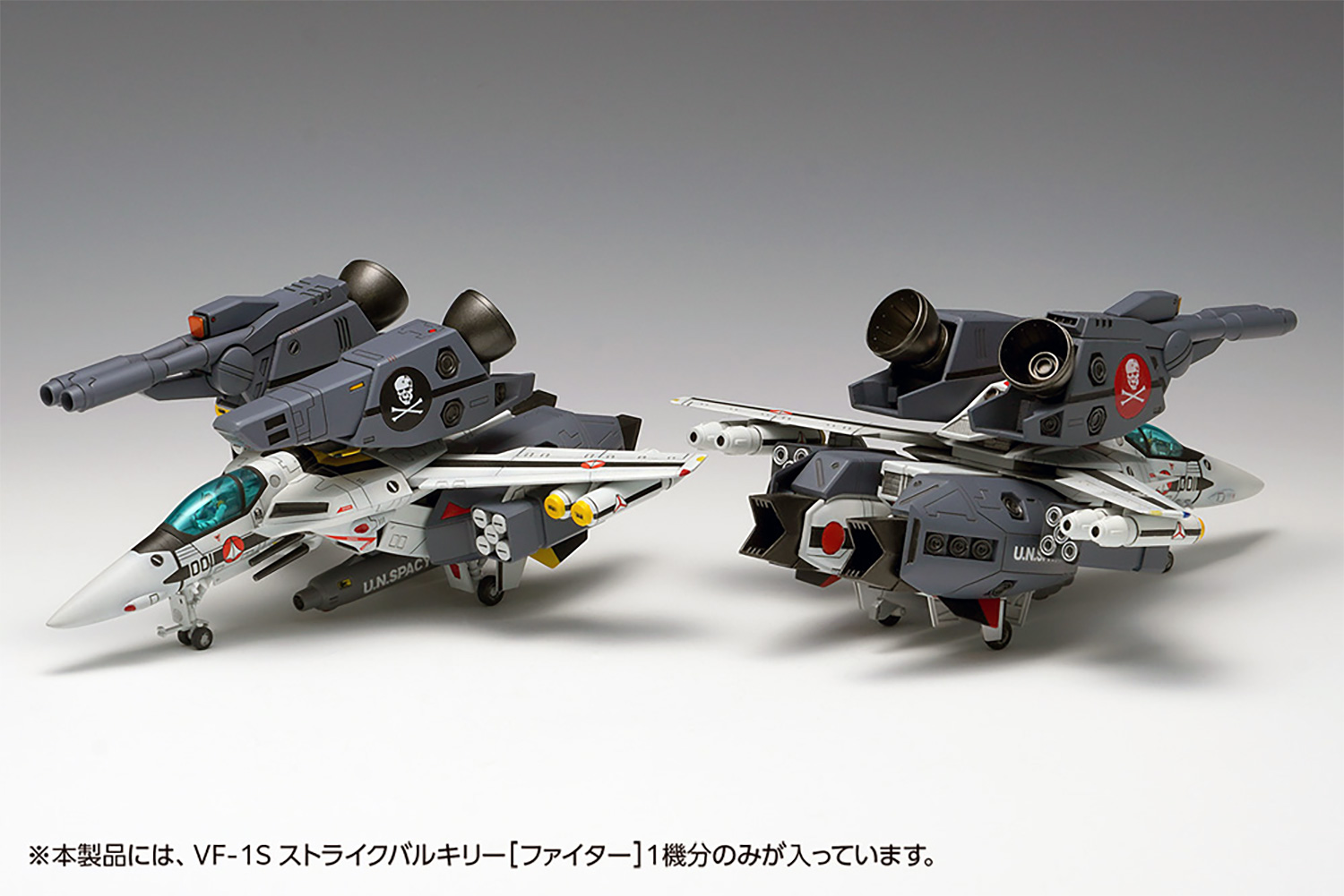 VF-1S ストライクバルキリー ファイター コンバーチブルキット 一条輝機、ロイ・フォッカー機 選択仕様 プラモデル (ウェーブ 超時空要塞マクロス シリーズ No.015) 商品画像_1