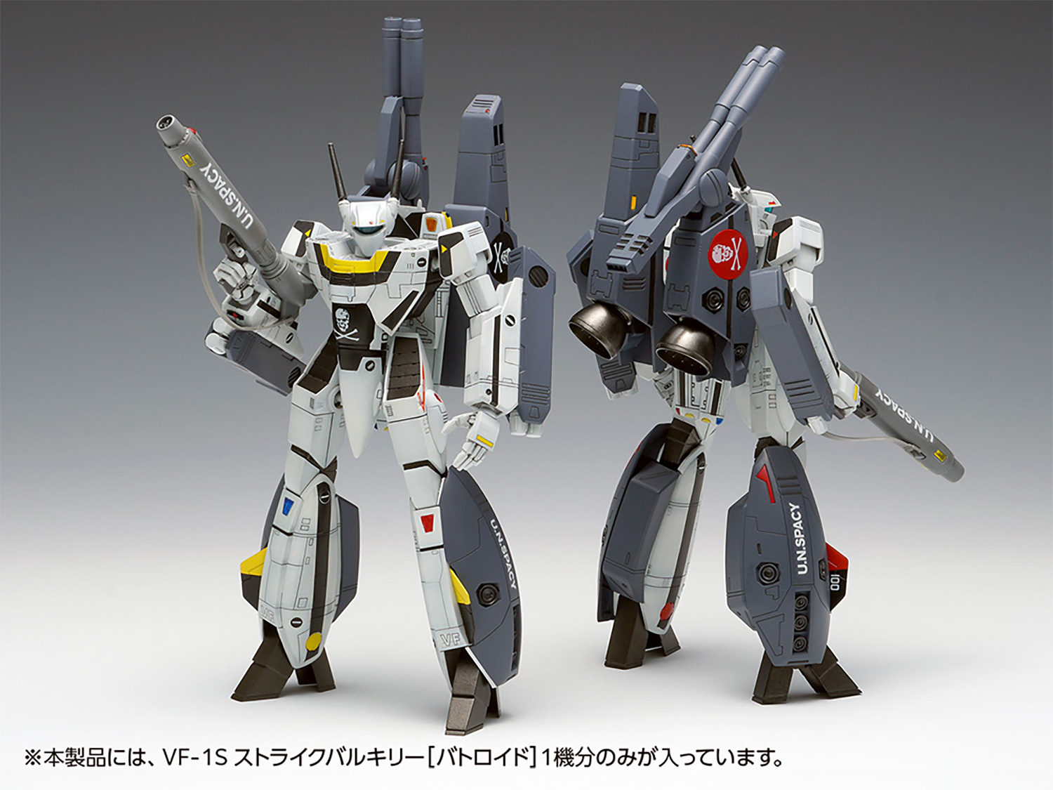 VF-1S ストライクバルキリー バトロイド コンバーチブルキット 一条輝機、ロイ・フォッカー機 選択仕様 プラモデル (ウェーブ 超時空要塞マクロス シリーズ No.016) 商品画像_1