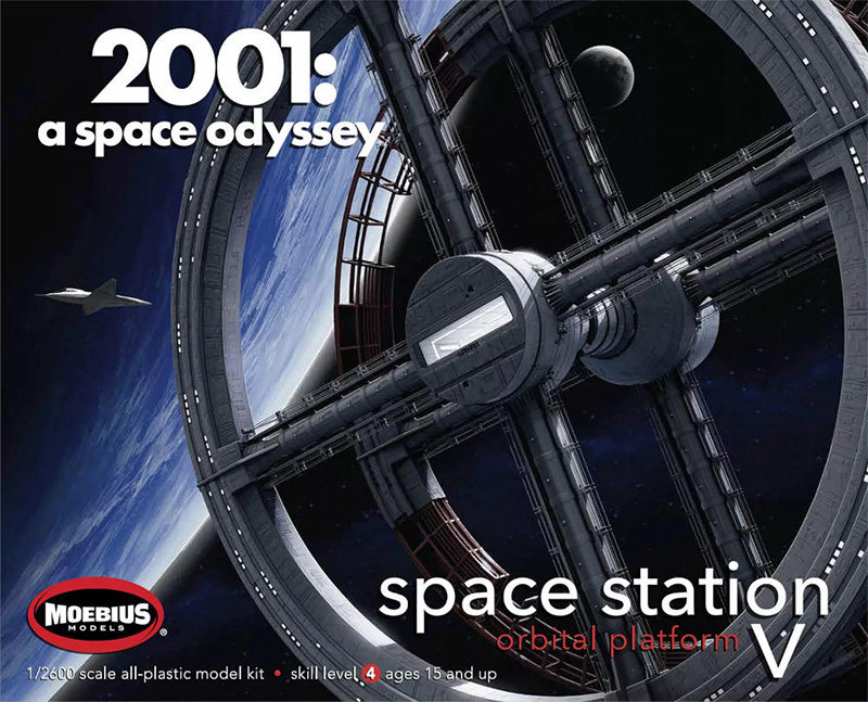 2001年 宇宙の旅 宇宙ステーション 5 プラモデル (メビウス メビウス プラスチックモデル組立キット No.MOE2001-6) 商品画像