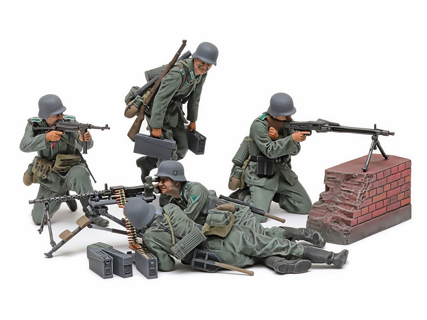 ドイツ機関銃チーム （大戦中期） プラモデル (タミヤ 1/35 ミリタリーミニチュアシリーズ No.386) 商品画像_1