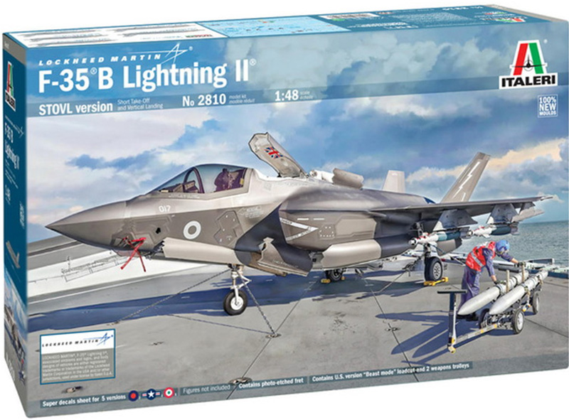 F-35B ライトニング 2 STOVL version プラモデル (イタレリ 1/48 飛行機シリーズ No.2810) 商品画像