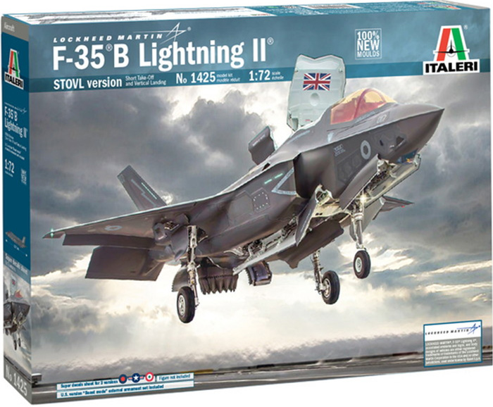 イギリス海軍 F-35B ライトニング 2 STOVL バージョン プラモデル (イタレリ 1/72 航空機シリーズ No.1425) 商品画像