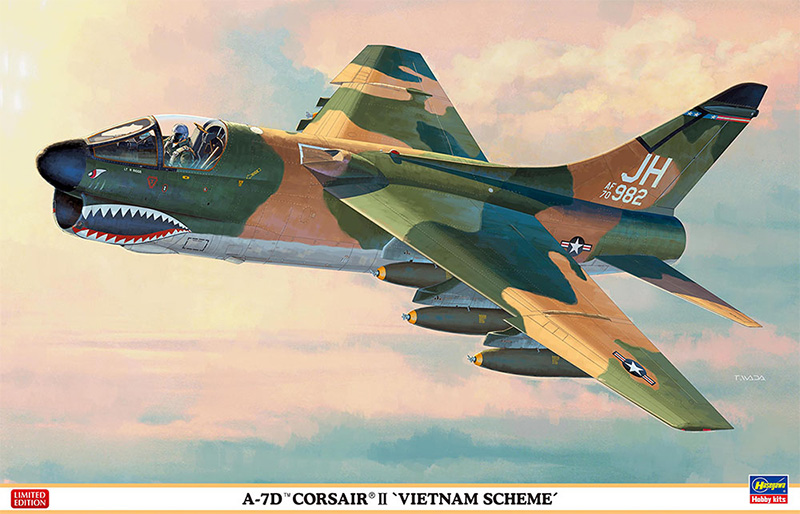 A-7D コルセア 2 ベトナム迷彩 プラモデル (ハセガワ 1/48 飛行機 限定生産 No.07539) 商品画像