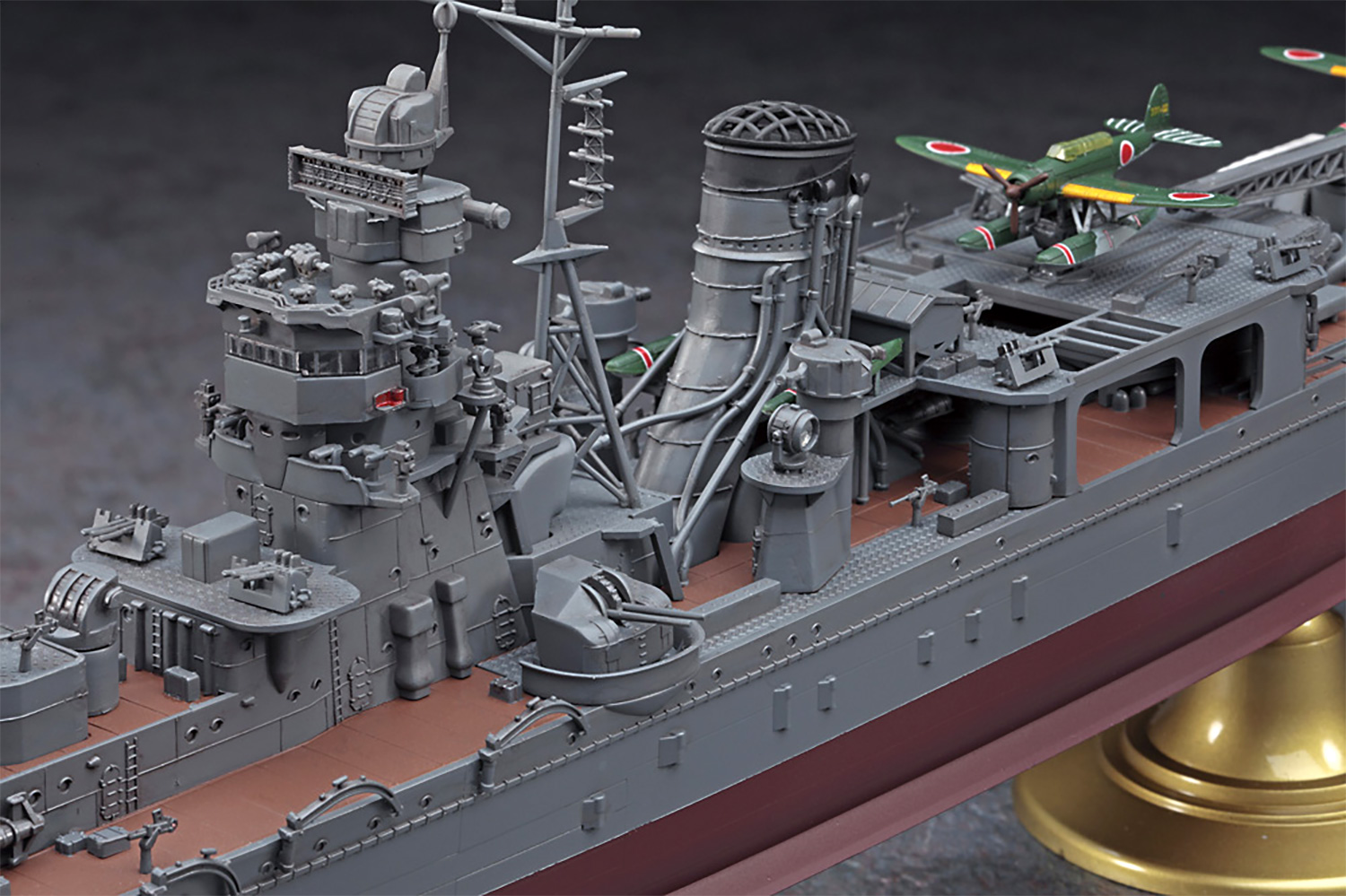 日本海軍 軽巡洋艦 矢矧 レイテ沖海戦 プラモデル (ハセガワ 1/350 Z帯 No.40109) 商品画像_2