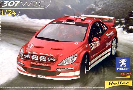 エレール プジョー 307 WRC 1/24 カーモデル 80753 プラモデル