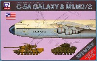ロッキード C-5A ギャラクシー & M1 エイブラムス、M2/3 ブラッドレー