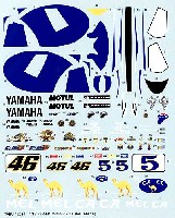ヤマハ YZR-M1 MotoGP 2006 フルスポンサー仕様デカール