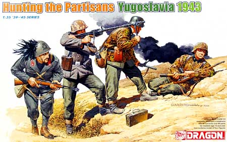 パルチザン掃討戦 (ユーゴスラビア 1943) プラモデル (ドラゴン 1/35 39-45 Series No.6491) 商品画像