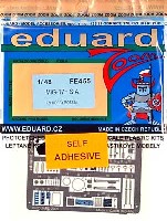 エデュアルド 1/48 エアクラフト カラーエッチング ズーム 接着剤付 （FE-×） MiG-17F フレスコ用 計器盤・シートベルト エッチングパーツ(接着剤付)