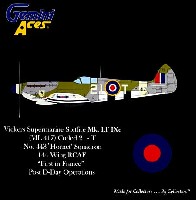 スピットファイヤ Mk.9 RAF ML417 443 SQD/RCAF Hornet