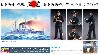 日本海軍 戦艦 三笠 日本海海戦 w/秋山真之フィギュア