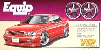 アオシマ 1/24 VIPカー　パーツシリーズ エクィップ　5スポーク　(19インチ・ディープリムホイール）