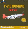 P-51 マスタング タスキーギ エアメン レッド・テイル (Polished)