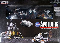 NASA アポロ16号 CMS＋月着陸船＋月面探査車 デカルト高地の探査