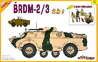 ソビエト 装甲偵察車 BRDM-2/3 w/ソビエト軍 戦車兵フィギュア