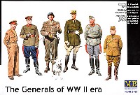 元帥将軍 6体セット 日英米独露仏 各1体 (The Generals of WW2 era)