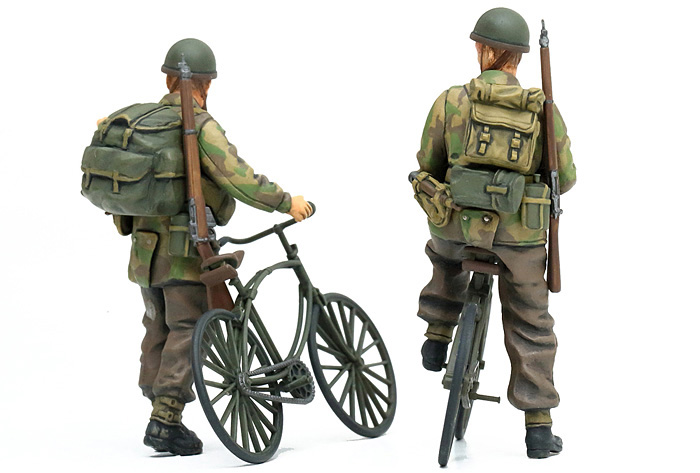 イギリス軍 空挺兵 自転車セット プラモデル (タミヤ 1/35 ミリタリーミニチュアシリーズ No.333) 商品画像_3