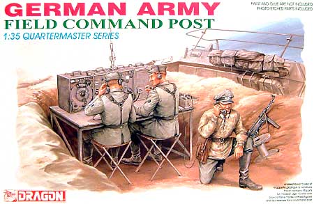 WW2 ドイツ陸軍 野戦指揮所 プラモデル (ドラゴン 1/35 Quartermaster Series No.3823) 商品画像
