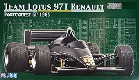 ロータス 97T ルノー 1985年 ポルトガルグランプリ仕様 (レジン製塗装済み ドライバーフィギュア付)