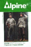 WW2 アメリカ軍 歩兵 (冬装) 2体セット