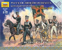 ロシア ライン歩兵 コマンドグループ 1812-1814
