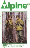 WW2 アメリカ軍 歩兵 防寒着セット (2体セット)