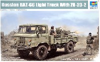 ロシア GAZ-66 軍用トラック w/ZU-23-2