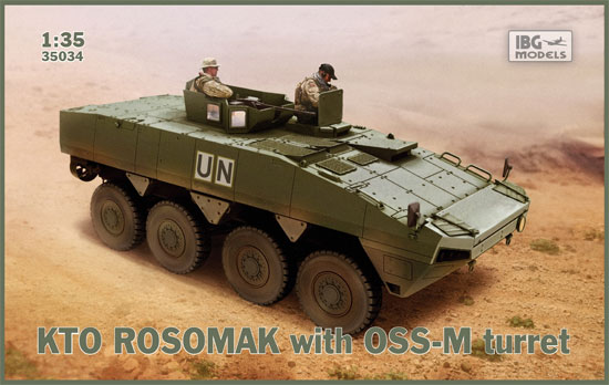 KTO ロソマク 装輪装甲車 w/OSS-M ターレット プラモデル (IBG 1/35 AFVモデル No.35034) 商品画像