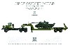 KrAZ-260V トラクター w/ ChMZAP-5247G セミトレイラー + T-55 AMV