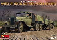 ミニアート 1/35 WW2 ミリタリーミニチュア ソビエト 2トン トラック AAA型 フィールドキッチン付