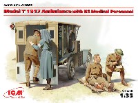 T型フォード 1917 救急車 w/アメリカ衛生兵