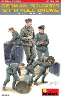 ミニアート 1/35 WW2 ミリタリーミニチュア ドイツ兵士 w/燃料ドラム缶 スペシャルエディション