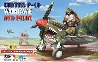 カーチス P-40 ウォーホーク w/犬パイロット