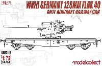 ドイツ 128mm FLAK40 高射砲 搭載貨車