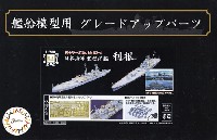 日本海軍 重巡洋艦 利根 エッチングパーツ & 2ピース 25ミリ機銃