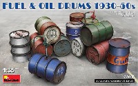 燃料 & オイル ドラム缶 1930-50s