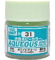 ホワイトグリーン 光沢　(H-31）