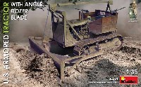 ミニアート 1/35 WW2 ミリタリーミニチュア アメリカ 装甲トラクター w/ アングル ドーザーブレード