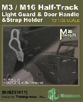 M3/M16 ハーフトラック ライトガード ＆ ドアハンドル ＆ ストラップホルダー