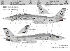 F-14A トムキャット VF-84 ジョリー ロジャース USS ニミッツ 1986 ロービジ デカール